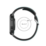 22mm Perforated Breathable Sports Silicone Watch Band, For Amazfit 3, For Amazfit GTR 47mm