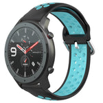 22mm Perforated Breathable Sports Silicone Watch Band, For Amazfit 3, For Amazfit GTR 47mm