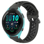 22mm Perforated Breathable Sports Silicone Watch Band, For Garmin Venu 2, For Garmin Vivoactive4, For Garmin Forerunner 265 Music