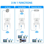 Répéteur WiFi sans fil U8 300 Mbps Extendeur routeur amplificateur de signal WiFi, prise US, prise EU