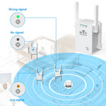 Répéteur WiFi sans fil U8 300 Mbps Extendeur routeur amplificateur de signal WiFi, prise US, prise EU