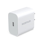 Chargeur mural rapide à port unique NORTHJO NOPD2000 PD 20W USB-C / Type-C, prise US, prise EU