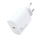 Chargeur rapide à port unique NORTHJO NOPD2501 PD 25W USB-C / Type-C, prise US, prise EU, prise UK, prise AU