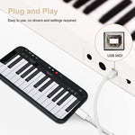 Câble MIDI 1m 8 broches vers USB-B pour iPad / iPhone, 8 broches