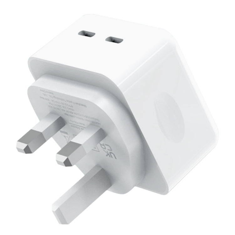 NORTHJO NOGAN3502 GaN PD PPS 35W Dual USB-C / Type-CWall Fast Charger, EU Plug, UK Plug