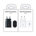 Chargeur TA800 PD / PPS 25W port Type-C pour Samsung, prise EU, prise EU
