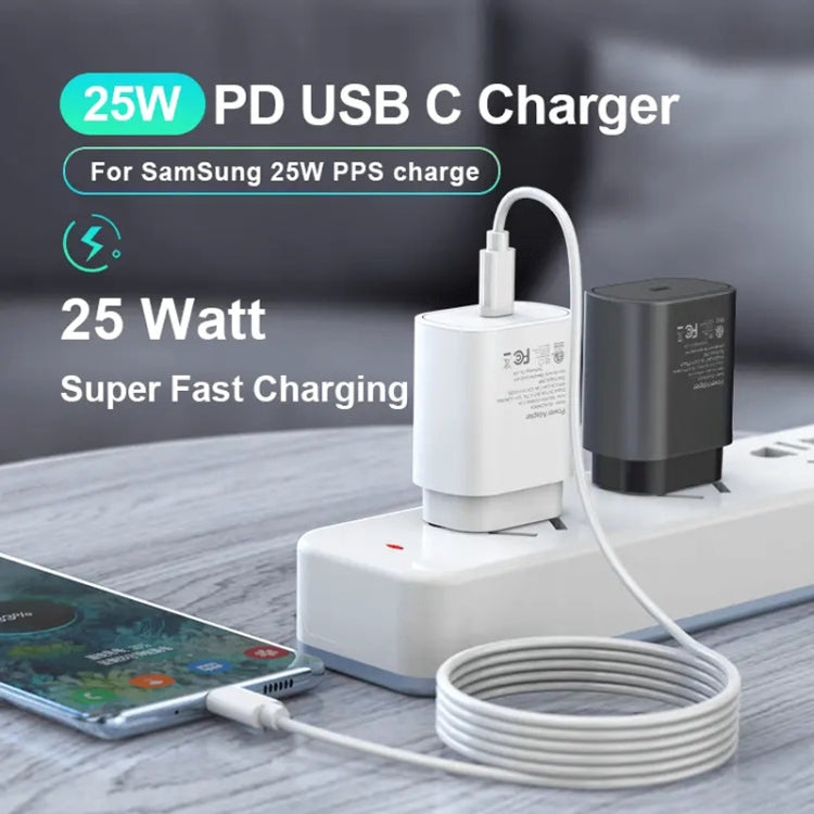 Chargeur TA800 PD / PPS 25W port Type-C pour Samsung, prise UK, prise UK