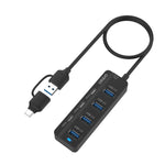 Station d'accueil HUB USB3.0 + Type-C 7 ports 7 en 2 Onten UCA5306, support fonction OTG, UCA5306