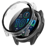 PC + Toughened Film Integrated Watch Protective Case, For Garmin Forerunner 965
