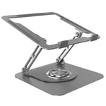 Support d'ordinateur portable pliable rotatif à 360 degrés en alliage d'aluminium D147, D147