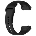 For Redmi Watch 3 Lite Sports Solid Color Silicone Replacement Watch Band, Black, White, Purple, Pink, Orange, Red, Green, Grey, Blue, Teal