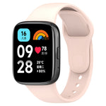 For Redmi Watch 3 Lite Sports Solid Color Silicone Replacement Watch Band, Black, White, Purple, Pink, Orange, Red, Green, Grey, Blue, Teal