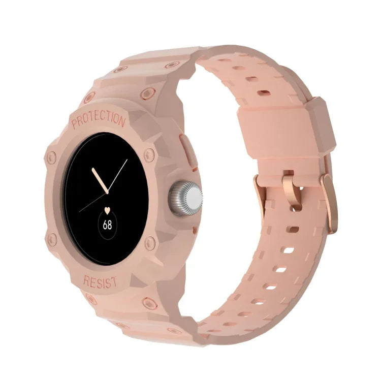 Bracelet de montre JUNSUNMAY intégré en TPU, élastique et réglable, pour Google Pixel Watch