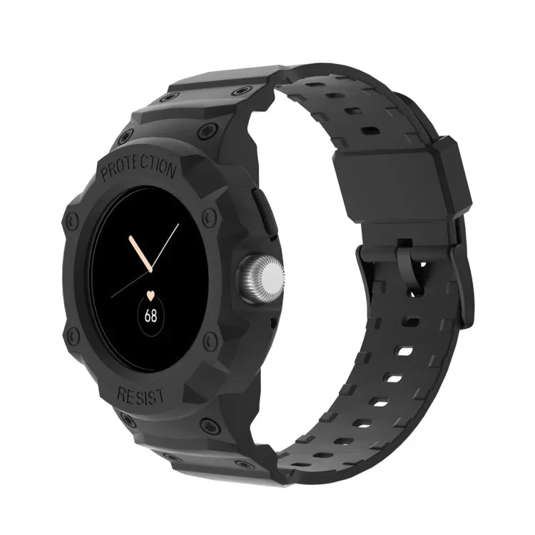 Bracelet de montre JUNSUNMAY intégré en TPU, élastique et réglable, pour Google Pixel Watch