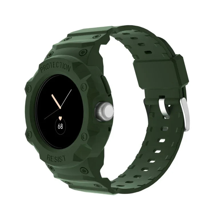 Bracelet de montre JUNSUNMAY intégré en TPU, élastique et réglable, pour Google Pixel Watch
