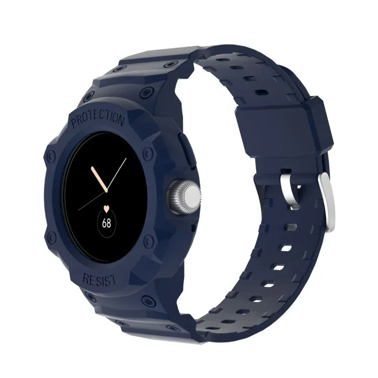 Bracelet de montre JUNSUNMAY intégré en TPU, élastique et réglable, pour Google Pixel Watch