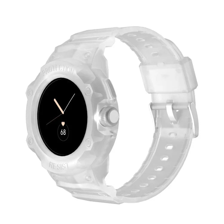 Bracelet de montre JUNSUNMAY intégré en TPU, élastique et réglable, pour Google Pixel Watch