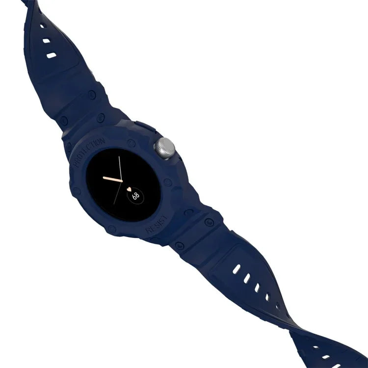 Bracelet de montre JUNSUNMAY intégré en TPU, élastique et réglable, pour Google Pixel Watch
