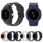 Bracelet de montre JUNSUNMAY intégré en TPU, élastique et réglable, pour Google Pixel Watch