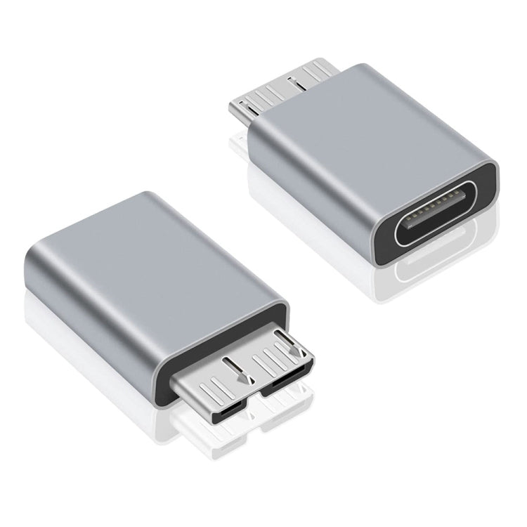 Adaptateur convertisseur JUNSUNMAY USB-C / Type-C femelle vers mâle USB 3.0 Micro B, 1 pièce, 2 pièces