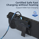 Station d'accueil et base de chargement V266 pour Steam Deck 5 en 1, compatible 4K/60 Hz, USB 3.0.