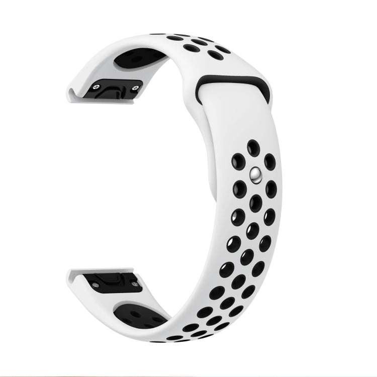 22mm Sports Breathable Silicone Watch Band, For Garmin MARQ Athlete Gen 2, For Garmin Instinct Crossover, For Garmin Instinct Crossover Solar, For Garmin Fenix 7
