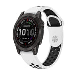 22mm Sports Breathable Silicone Watch Band, For Garmin MARQ Athlete Gen 2, For Garmin Instinct Crossover, For Garmin Instinct Crossover Solar, For Garmin Fenix 7