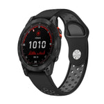 22mm Sports Breathable Silicone Watch Band, For Garmin Fenix 7 Solar, For Garmin Fenix 7 Sapphire Solar, For Garmin EPIX Gen 2, For Garmin Approach S62