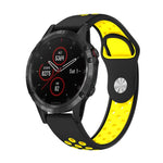 22mm Sports Breathable Silicone Watch Band, For Garmin Fenix 5 Plus, For Garmin Quatix 5, For Garmin Quatix 5 Sapphire, For Garmin Forerunner 955