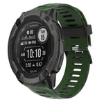 26mm Camouflage Printed Silicone Watch Band, For Garmin Instinct 2X Solar, For Garmin D2 Delta PX, For Garmin Tactix 7 Pro, For Garmin Tactix 7, For Garmin Fenix 7X, For Garmin Fenix 7X Solar, For Garmin Tactix Delta, For Garmin Enduro 2