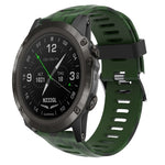 26mm Camouflage Printed Silicone Watch Band, For Garmin Instinct 2X Solar, For Garmin D2 Delta PX, For Garmin Tactix 7 Pro, For Garmin Tactix 7, For Garmin Fenix 7X, For Garmin Fenix 7X Solar, For Garmin Tactix Delta, For Garmin Enduro 2
