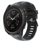 26mm Camouflage Printed Silicone Watch Band, For Garmin Instinct 2X Solar, For Garmin D2 Delta PX, For Garmin Tactix 7 Pro, For Garmin Tactix 7, For Garmin Fenix 7X, For Garmin Fenix 7X Solar, For Garmin Tactix Delta, For Garmin Enduro 2