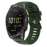 26mm Camouflage Printed Silicone Watch Band, For Garmin Instinct 2X Solar, For Garmin D2 Delta PX, For Garmin Tactix 7 Pro, For Garmin Tactix 7, For Garmin Fenix 7X, For Garmin Fenix 7X Solar, For Garmin Tactix Delta, For Garmin Enduro 2