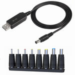 Câble adaptateur convertisseur USB DC 5V vers 12V, DC 5V vers 12V