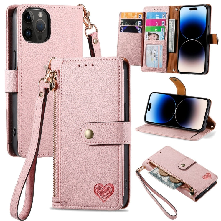 Coque de téléphone en cuir avec fermeture éclair et dragonne, pour iPhone 14 Pro Max, pour iPhone 7 / 8 / SE 2022, pour iPhone 13 Pro Max, pour iPhone 13 Pro, pour iPhone 13, pour iPhone 13 mini, pour iPhone 12 mini, pour iPhone 12 / 12 Pro