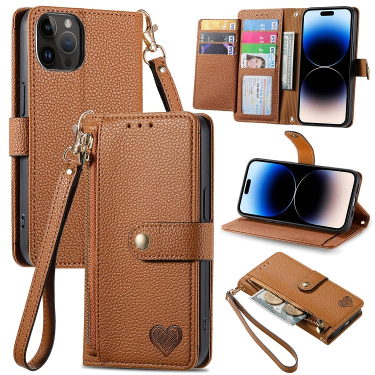 Coque de téléphone en cuir avec fermeture éclair et dragonne, pour iPhone 14 Pro Max, pour iPhone 7 / 8 / SE 2022, pour iPhone 13 Pro Max, pour iPhone 13 Pro, pour iPhone 13, pour iPhone 13 mini, pour iPhone 12 mini, pour iPhone 12 / 12 Pro