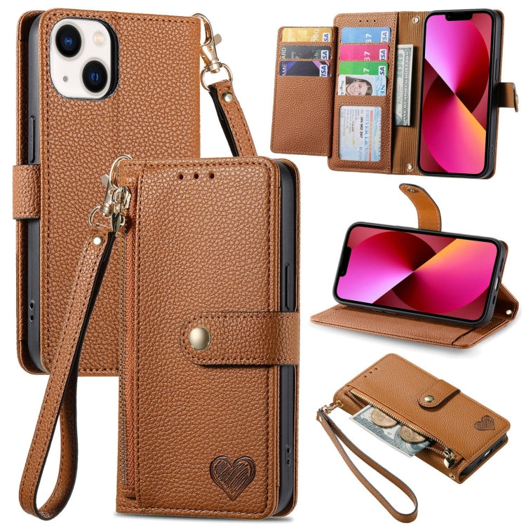 Coque de téléphone en cuir avec fermeture éclair et dragonne, pour iPhone 14 Pro Max, pour iPhone 7 / 8 / SE 2022, pour iPhone 13 Pro Max, pour iPhone 13 Pro, pour iPhone 13, pour iPhone 13 mini, pour iPhone 12 mini, pour iPhone 12 / 12 Pro