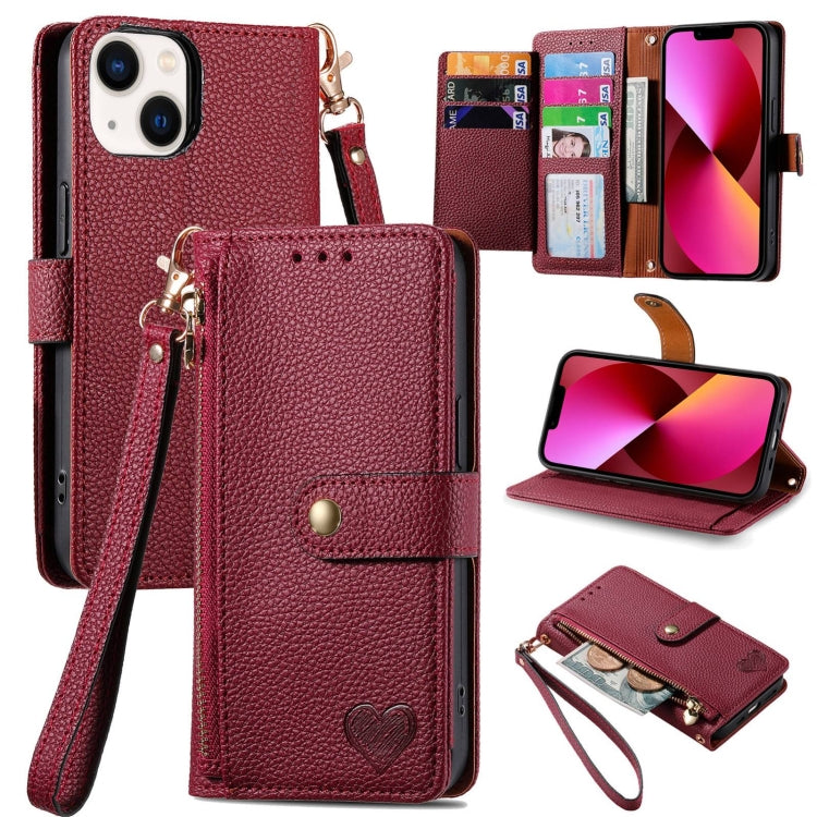 Coque de téléphone en cuir avec fermeture éclair et dragonne, pour iPhone 14 Pro Max, pour iPhone 7 / 8 / SE 2022, pour iPhone 13 Pro Max, pour iPhone 13 Pro, pour iPhone 13, pour iPhone 13 mini, pour iPhone 12 mini, pour iPhone 12 / 12 Pro