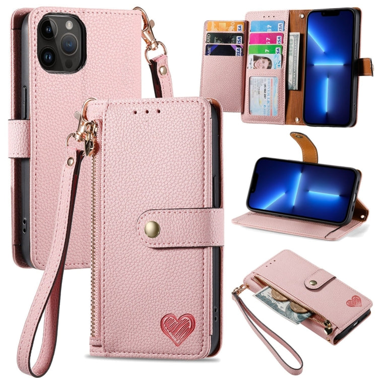 Coque de téléphone en cuir avec fermeture éclair et dragonne, pour iPhone 14 Pro Max, pour iPhone 7 / 8 / SE 2022, pour iPhone 13 Pro Max, pour iPhone 13 Pro, pour iPhone 13, pour iPhone 13 mini, pour iPhone 12 mini, pour iPhone 12 / 12 Pro