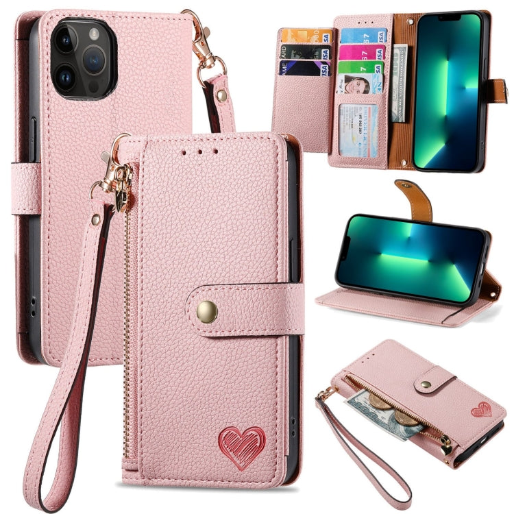 Coque de téléphone en cuir avec fermeture éclair et dragonne, pour iPhone 14 Pro Max, pour iPhone 7 / 8 / SE 2022, pour iPhone 13 Pro Max, pour iPhone 13 Pro, pour iPhone 13, pour iPhone 13 mini, pour iPhone 12 mini, pour iPhone 12 / 12 Pro