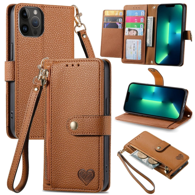 Coque de téléphone en cuir avec fermeture éclair et dragonne, pour iPhone 14 Pro Max, pour iPhone 7 / 8 / SE 2022, pour iPhone 13 Pro Max, pour iPhone 13 Pro, pour iPhone 13, pour iPhone 13 mini, pour iPhone 12 mini, pour iPhone 12 / 12 Pro