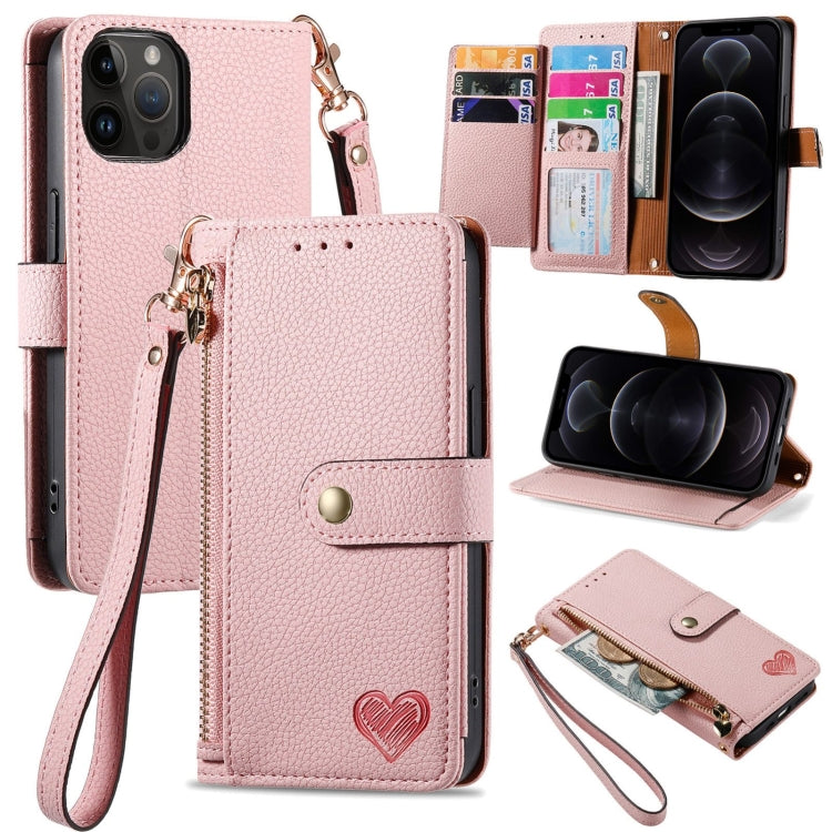 Coque de téléphone en cuir avec fermeture éclair et dragonne, pour iPhone 14 Pro Max, pour iPhone 7 / 8 / SE 2022, pour iPhone 13 Pro Max, pour iPhone 13 Pro, pour iPhone 13, pour iPhone 13 mini, pour iPhone 12 mini, pour iPhone 12 / 12 Pro
