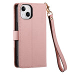 Étui de téléphone en cuir avec lanière à fermeture éclair Love, Pour iPhone 12 Pro Max, Pour iPhone 11 Pro Max, Pour iPhone 11, Pour iPhone 11 Pro, Pour iPhone X / XS, Pour iPhone XR, Pour iPhone XS Max, Pour iPhone 7 Plus / 8 Plus