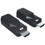 Extendeur HDMI 50m audio vidéo 1080P via câble Ethernet Cat5 Cat6, transmission sans perte, adaptateur d'extension HDMI longue distance