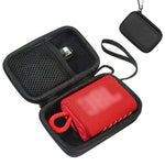 Sac de protection rigide EVA de voyage extérieur pour enceinte JBL GO3, boîte de rangement portable avec sangle de main