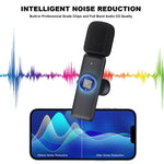 Microphone cravate sans fil pour téléphone Android et ordinateur avec récepteur USB-C / Type-C, un par un, un par deux