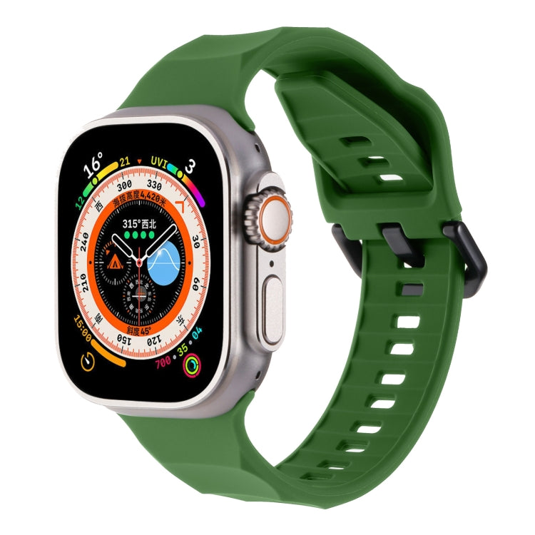 Bracelet de sport en silicone ondulé pour Apple Watch 2 42mm, pour Apple Watch 42mm