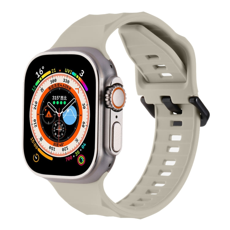 Bracelet de sport en silicone ondulé pour Apple Watch 2 42mm, pour Apple Watch 42mm