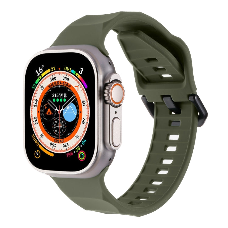 Bracelet de sport en silicone ondulé pour Apple Watch 2 42mm, pour Apple Watch 42mm