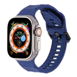 Bracelet de sport en silicone ondulé pour Apple Watch 2 42mm, pour Apple Watch 42mm